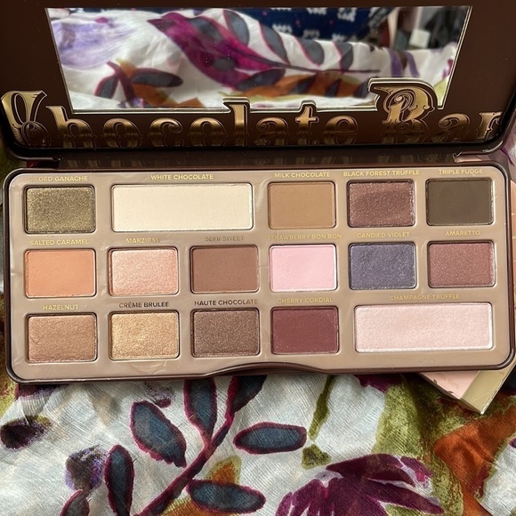 Brand New Too Faced Eye Shadow Set of Three Chocolate Bar Let’s Play Major Love - Picture 12 of 16